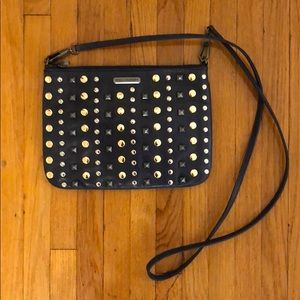 Rebecca Minkoff Studded Crossbody Bag Navy
